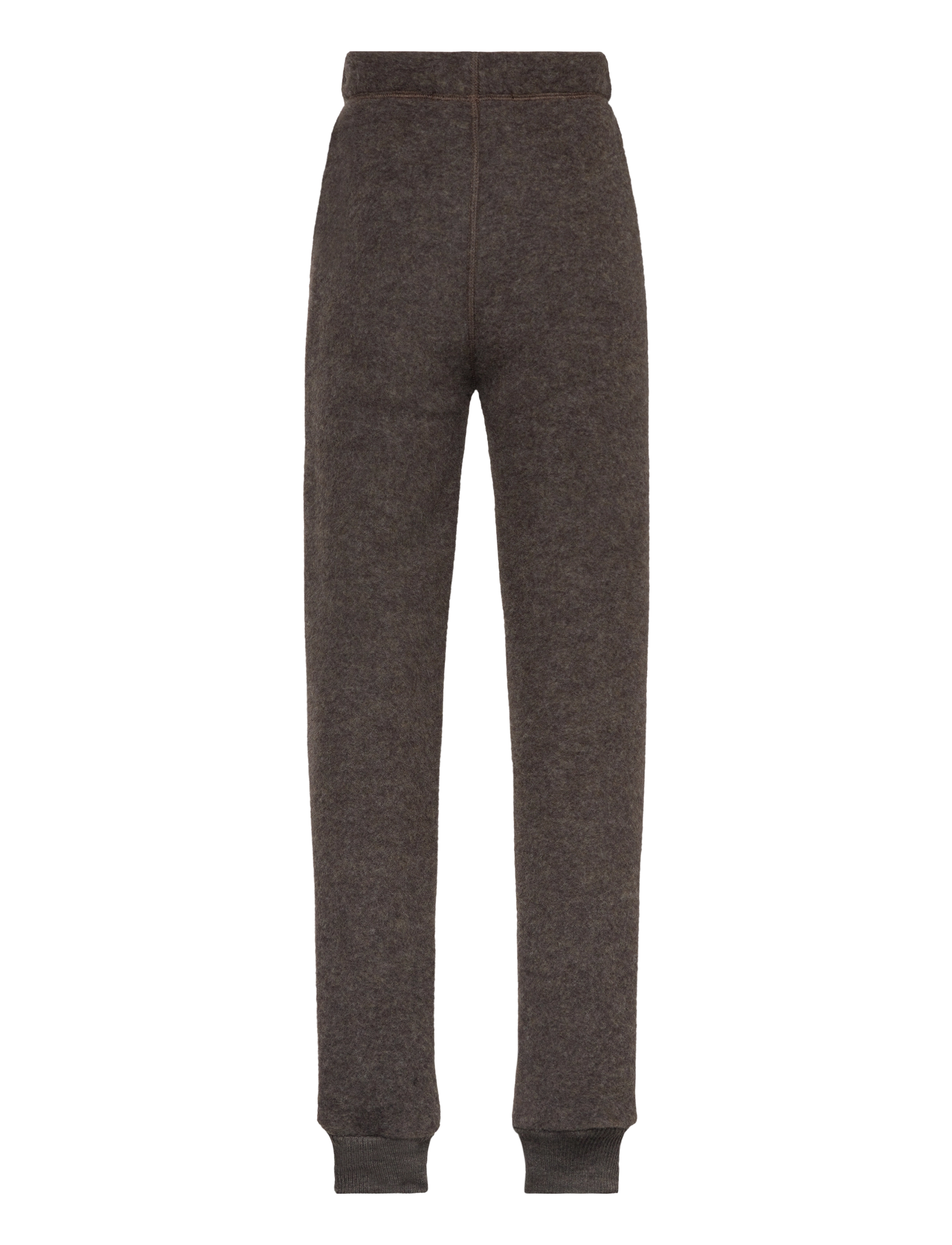 mikk-line - WOOL Pants - byxor - dark brown melange - 2