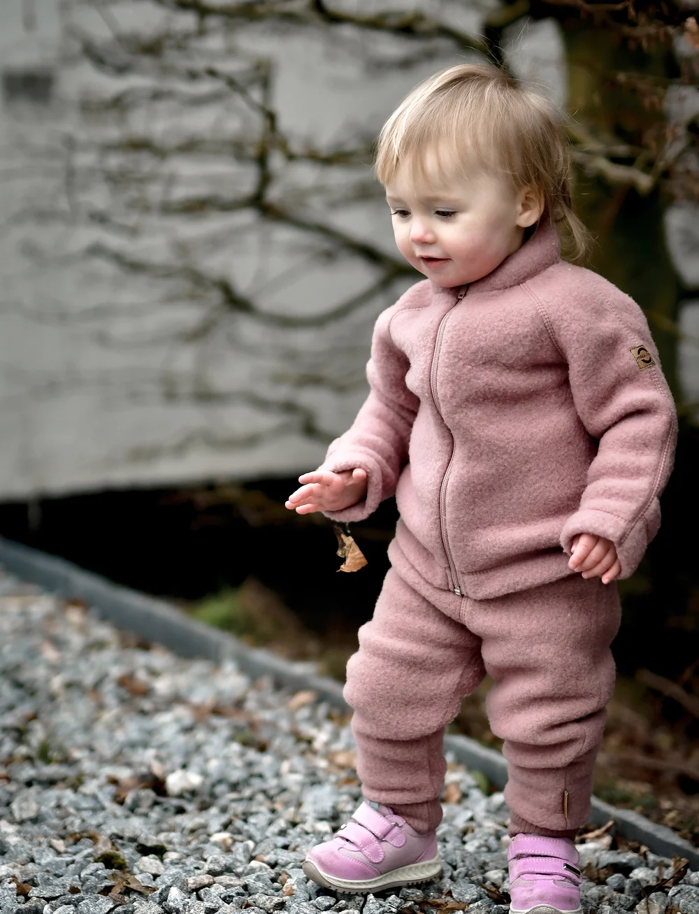 mikk-line - WOOL Pants - mjukisbyxor - twilight mauve - 0