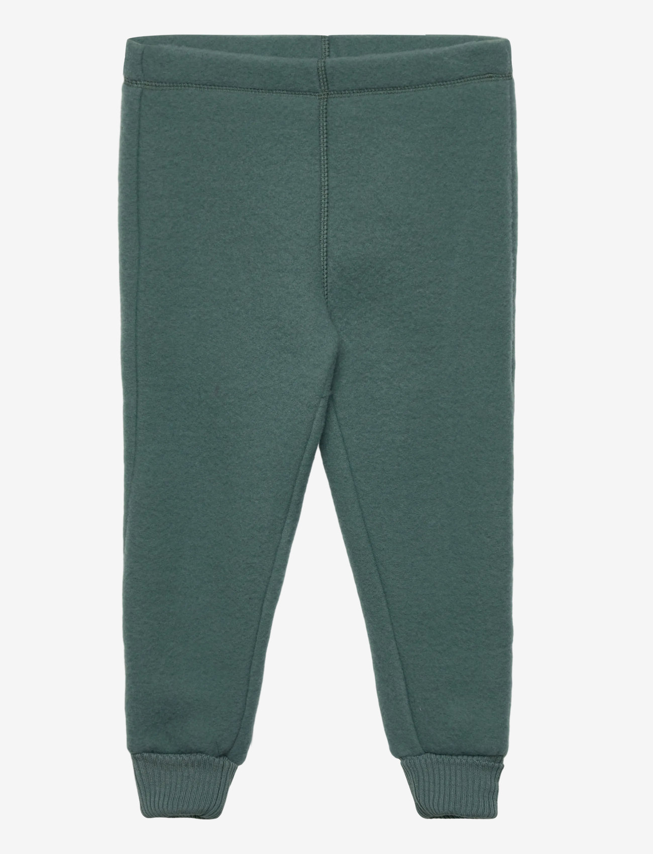 mikk-line - WOOL Pants - bukser - balsam green - 0
