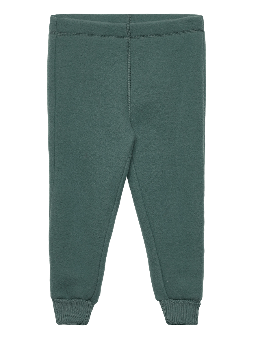 mikk-line - Wool Pants - fleecehosen - balsam green - 0