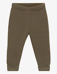 mikk-line - WOOL Pants - fleece trousers - beech - 0