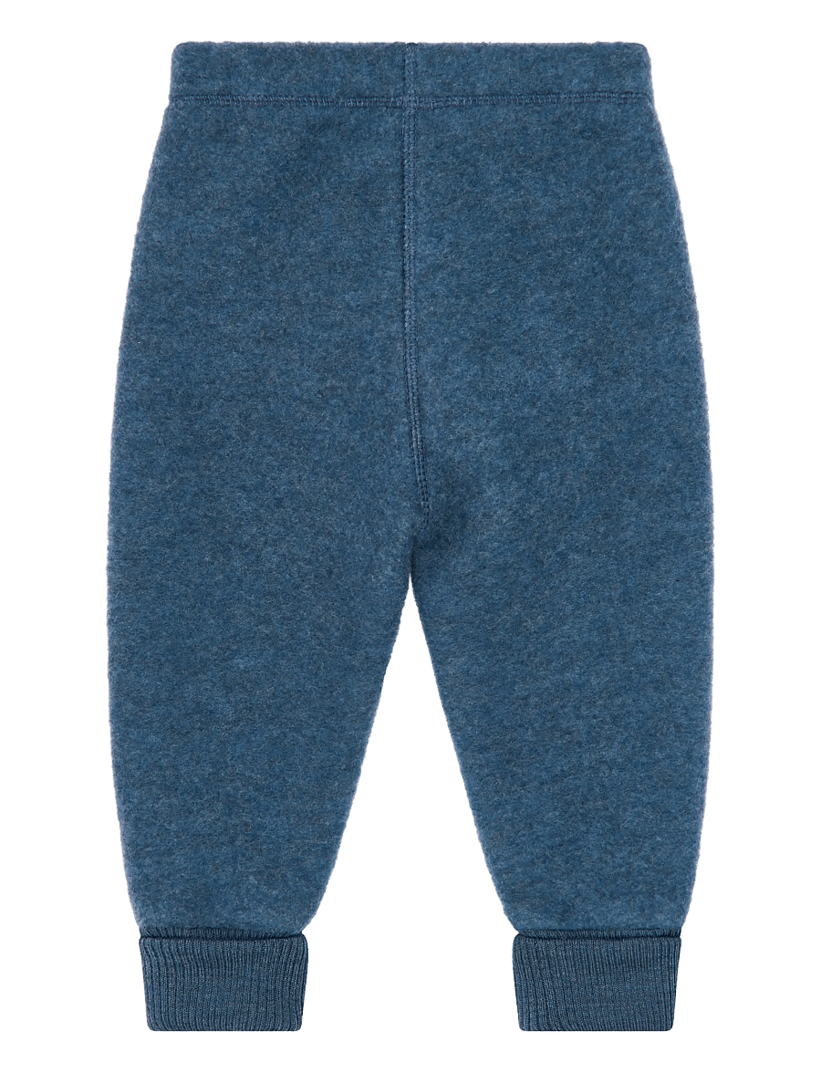 mikk-line - Wool Pants - fleecehosen - blue melange - 1