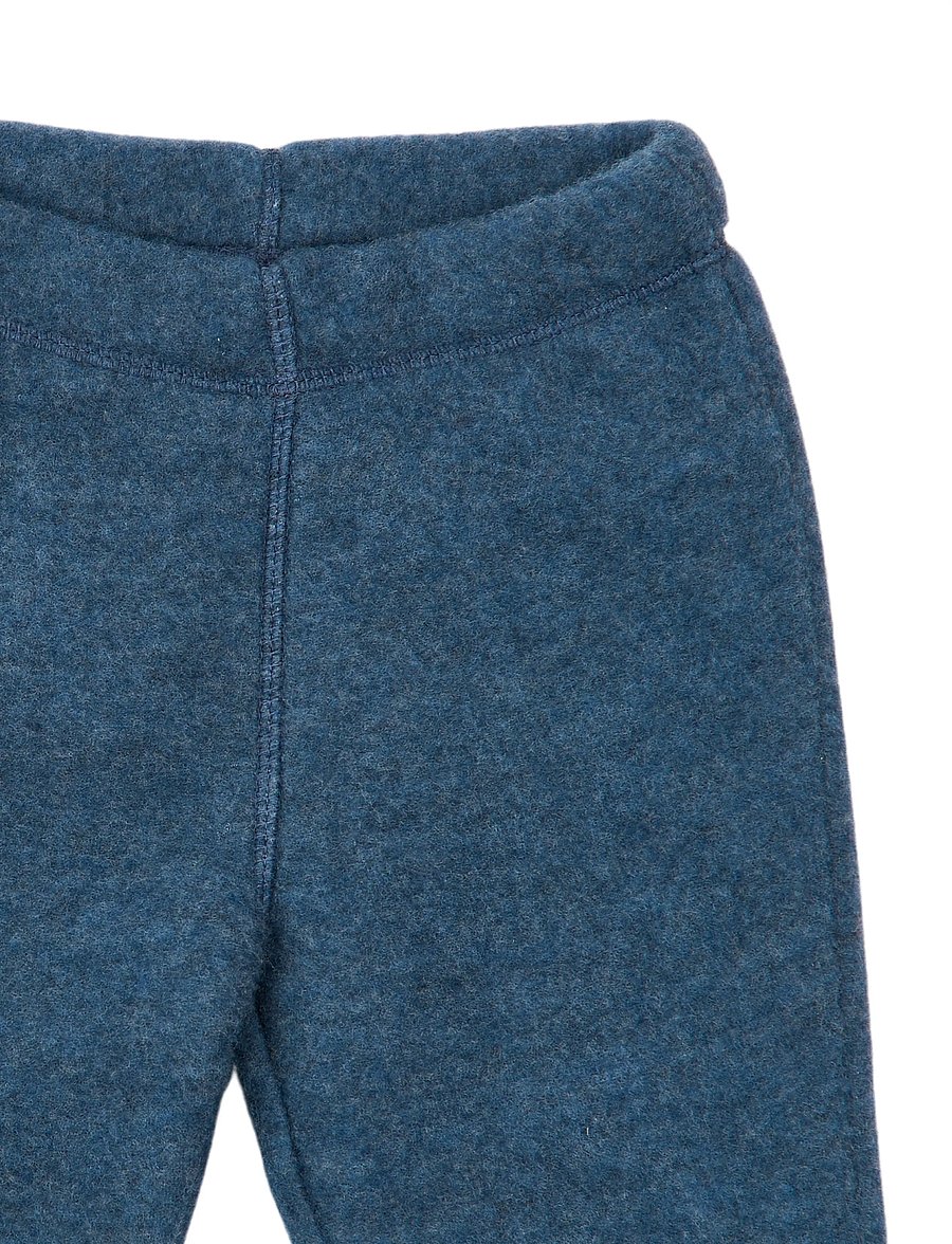 mikk-line - Wool Pants - fleecehosen - blue melange - 2