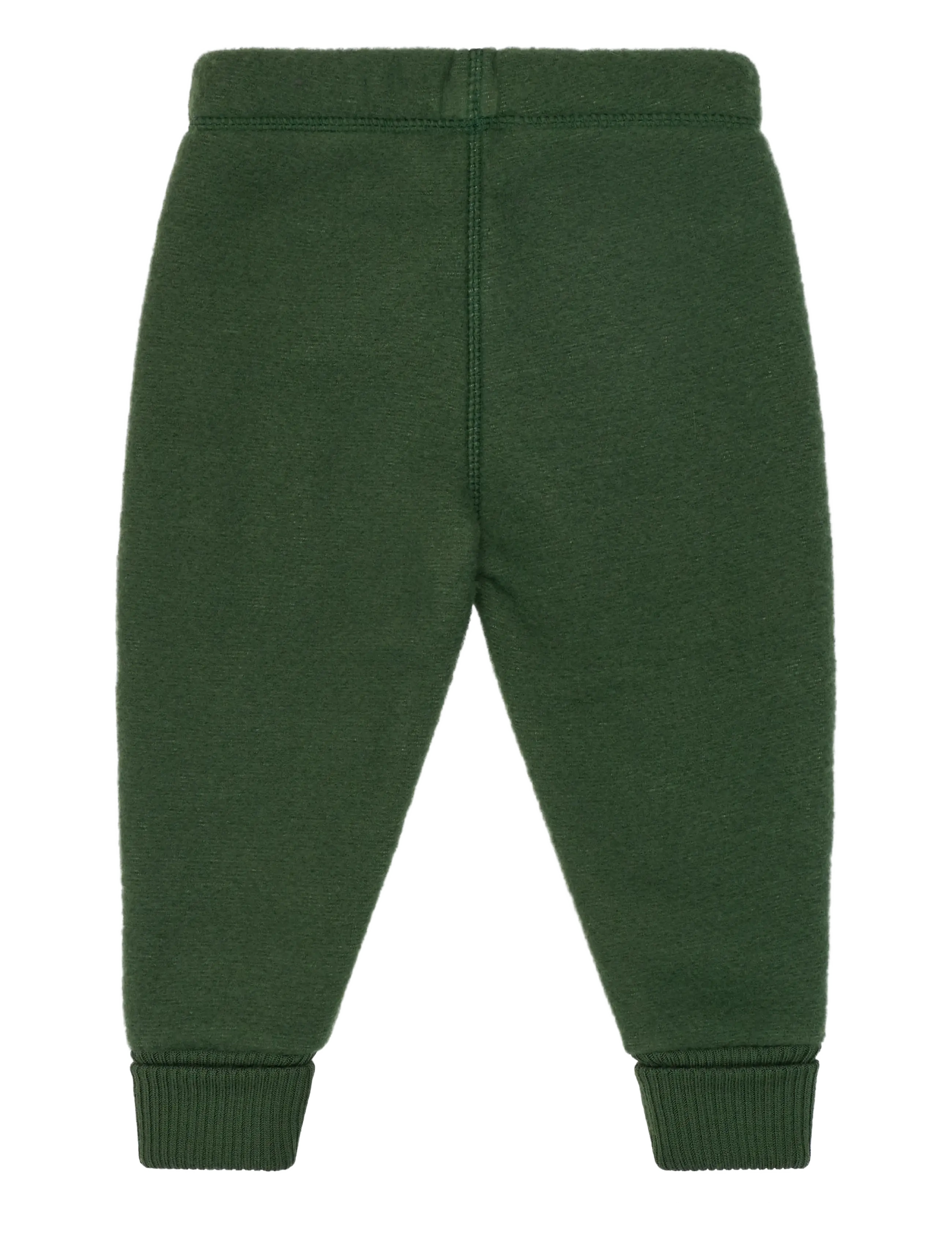 mikk-line - Wool Pants - fliispüksid - kombu green - 1