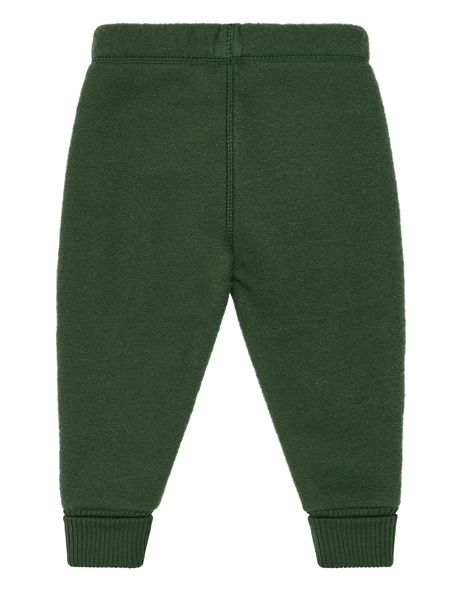 mikk-line - Wool Pants - fliispüksid - kombu green - 1
