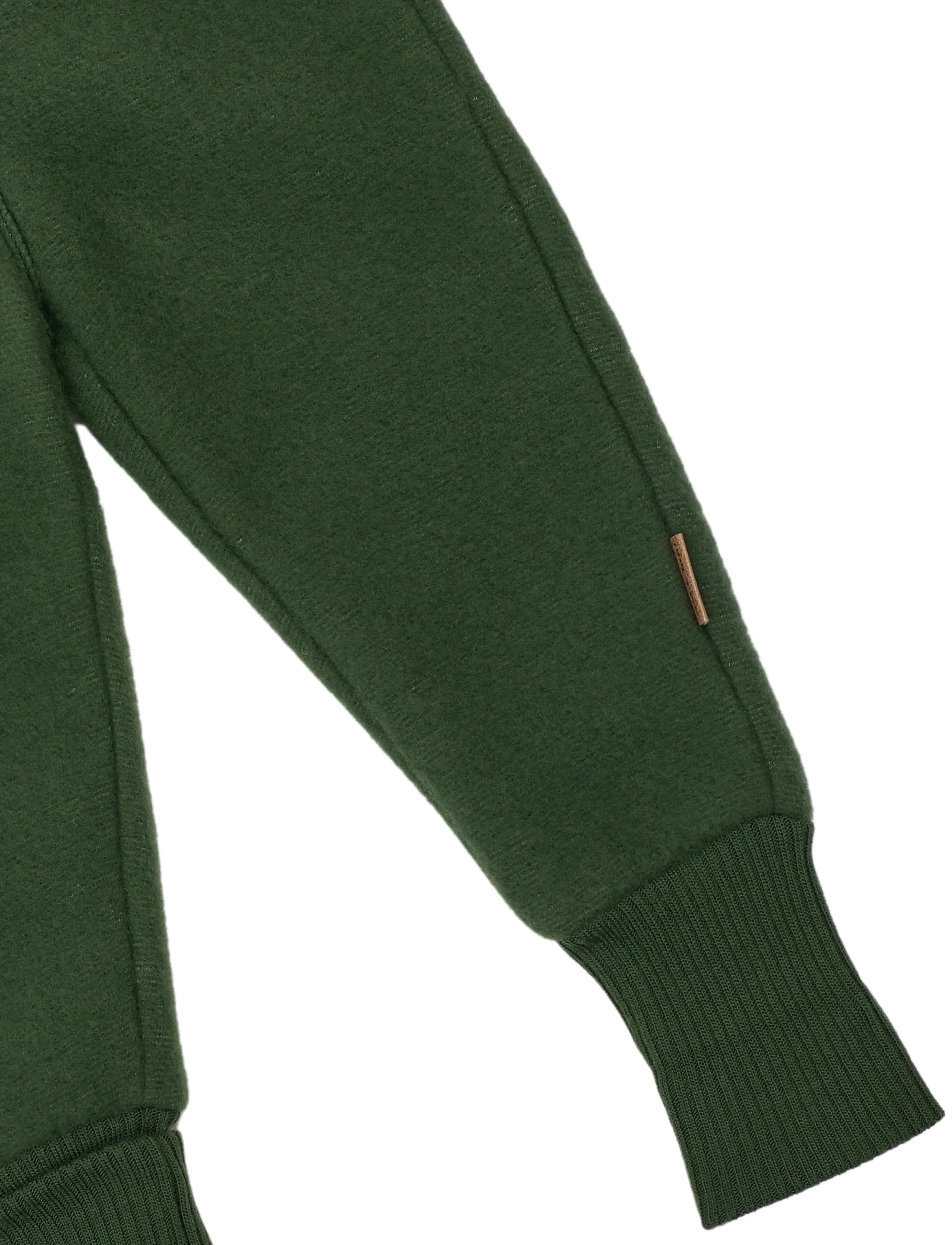 mikk-line - Wool Pants - fliispüksid - kombu green - 2
