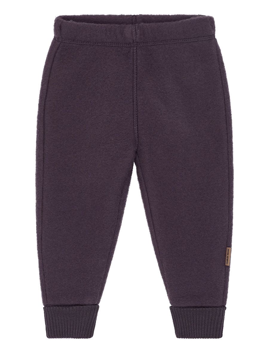 mikk-line - Wool Pants - fleecehosen - plum perfect - 0