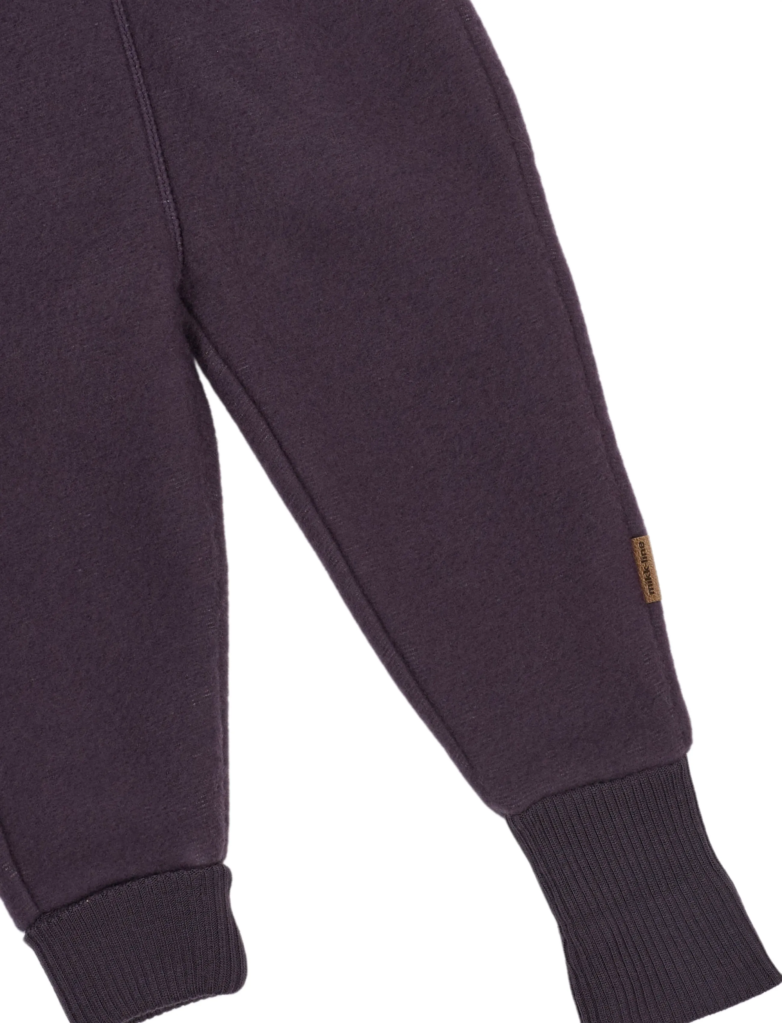 mikk-line - Wool Pants - fleecehosen - plum perfect - 2