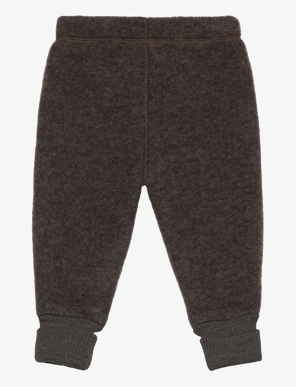 mikk-line - Wool Pants - fleecebyxor - dark brown melange - 1