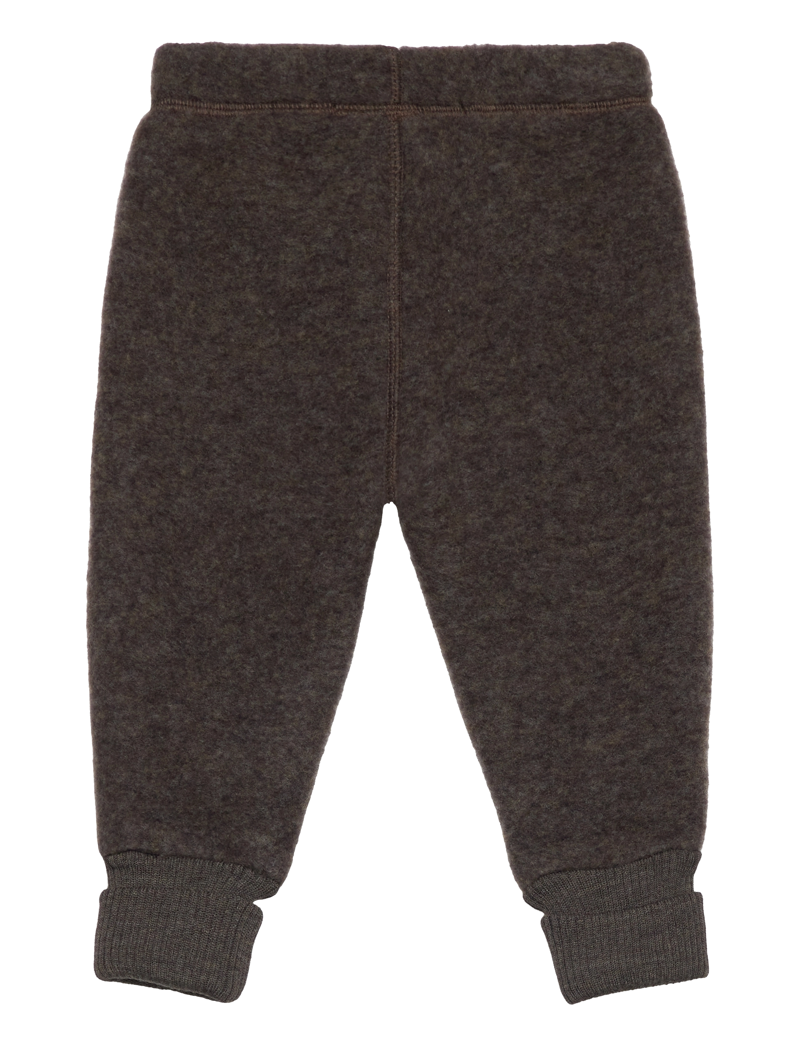 mikk-line - Wool Pants - püksid - dark brown melange - 1