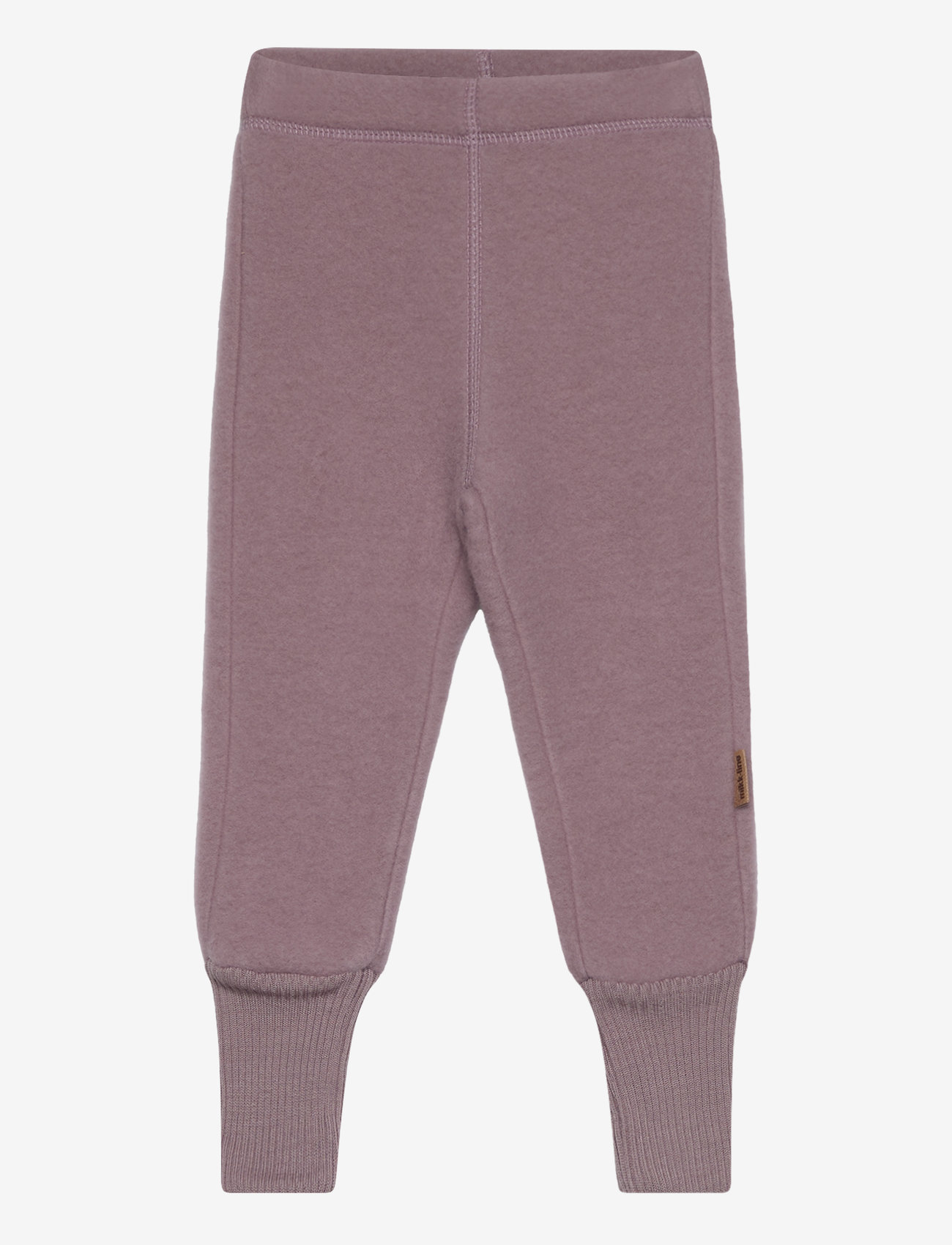 mikk-line - Wool Pants - fleece trousers - twilight mauve - 0