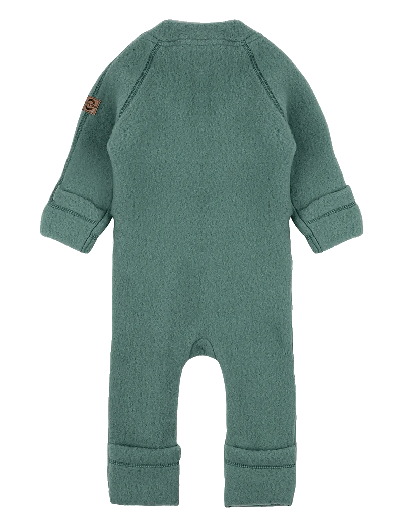 mikk-line - Wool Baby Suit - fleeceoveraller - balsam green - 1