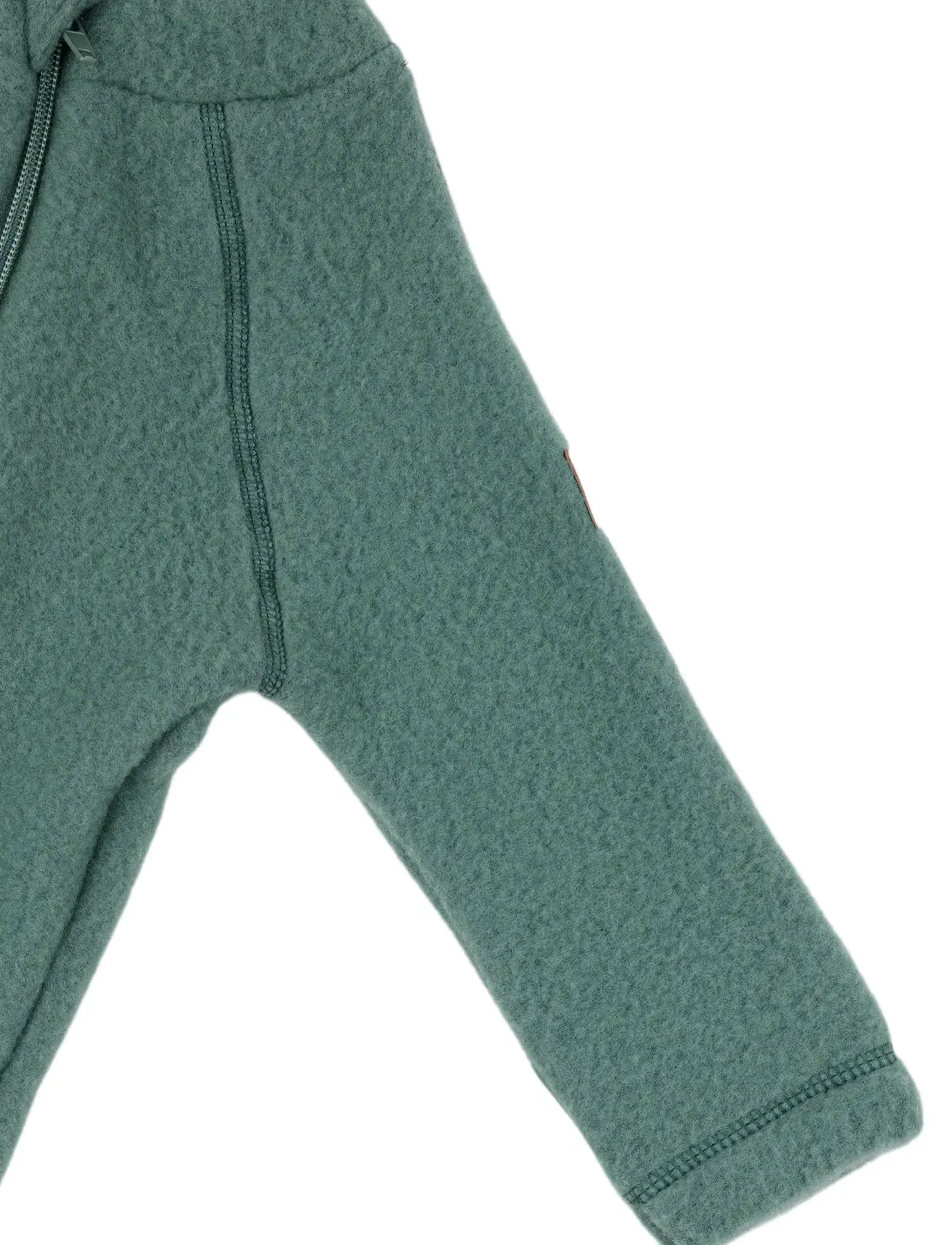 mikk-line - Wool Baby Suit - overtøj - balsam green - 3