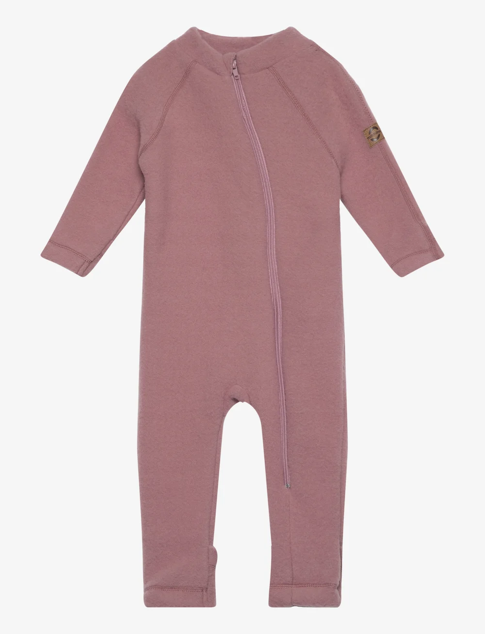 mikk-line - Wool Baby Suit - fleecedragter - burlwood - 0
