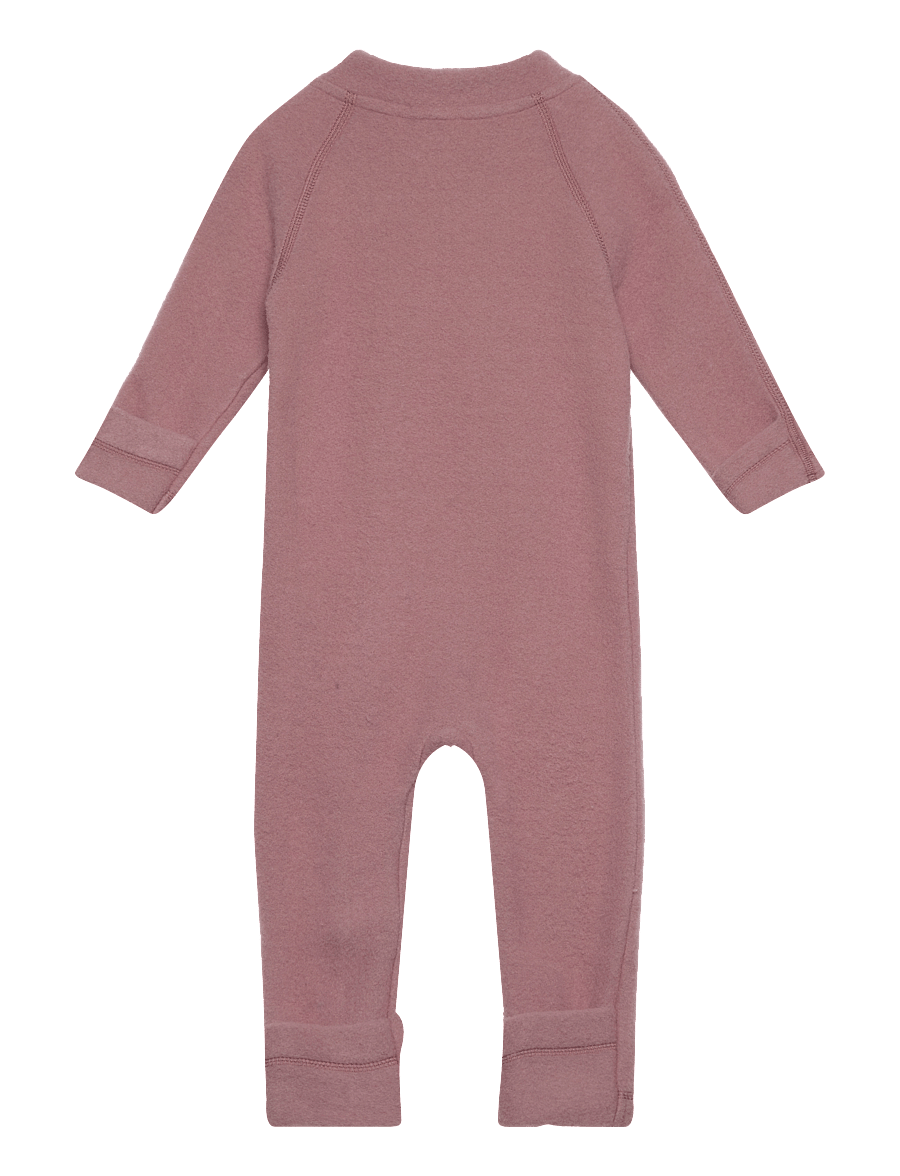 mikk-line - Wool Baby Suit - fliiskombinesoonid - burlwood - 1