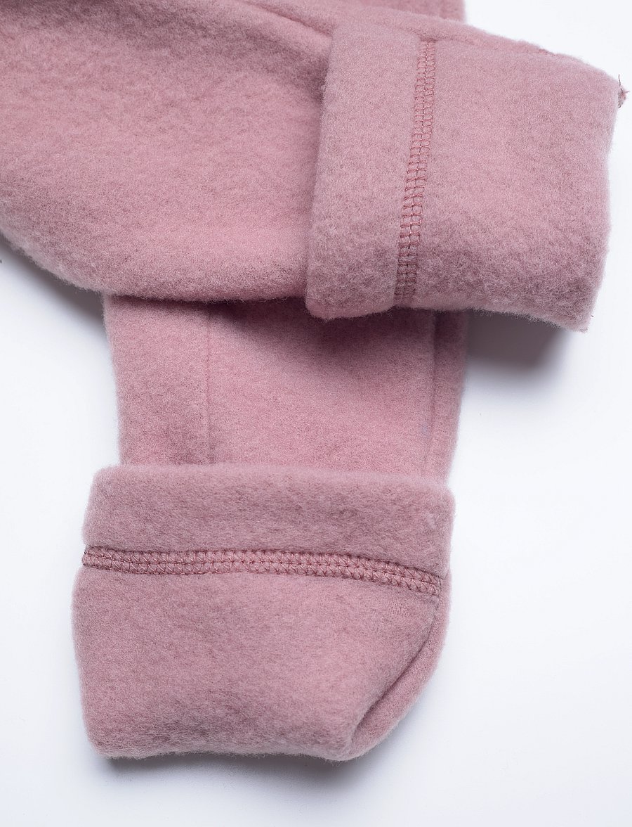 mikk-line - Wool Baby Suit - fliiskombinesoonid - burlwood - 4