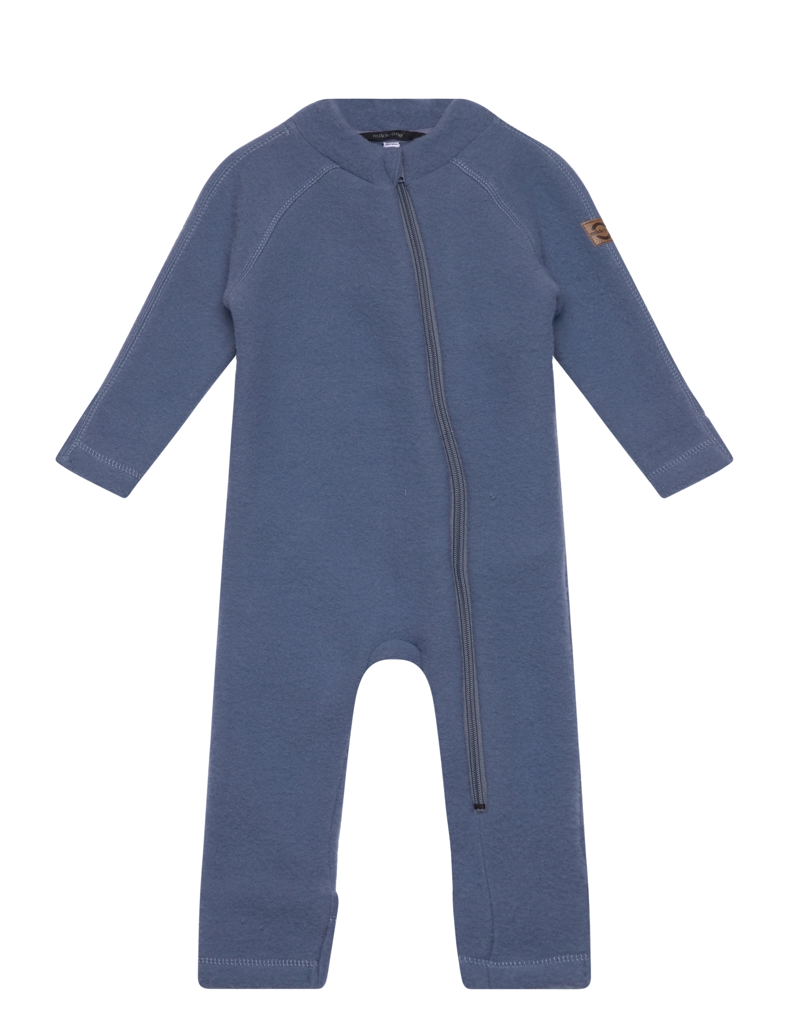 mikk-line Wool Baby Suit, 104, Fleece Oberbekleidung, Blau - Coveralls, Kinder