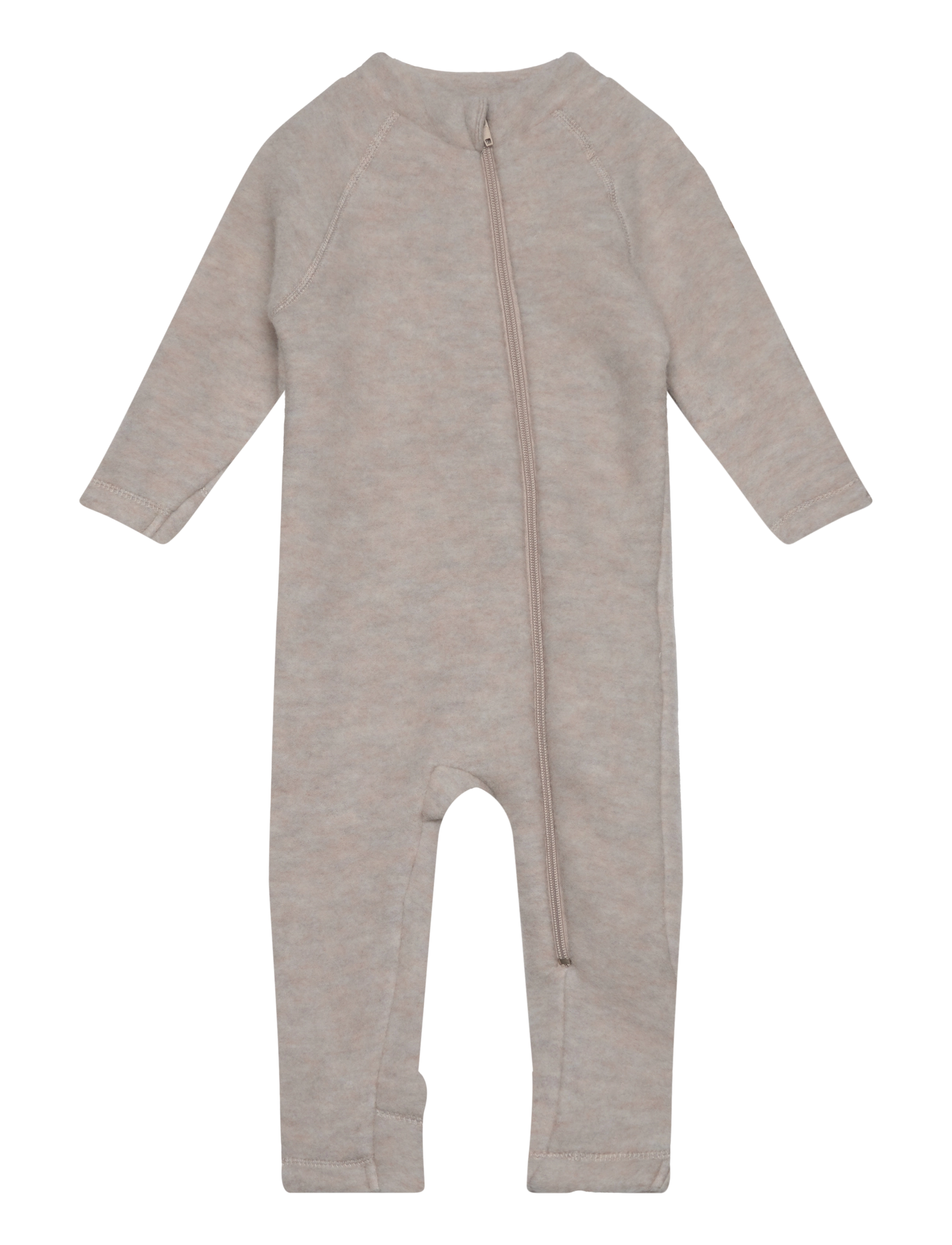 mikk-line Wool Baby Suit, Børn, Uld Baby Heldrakt, Beige, Str: 86