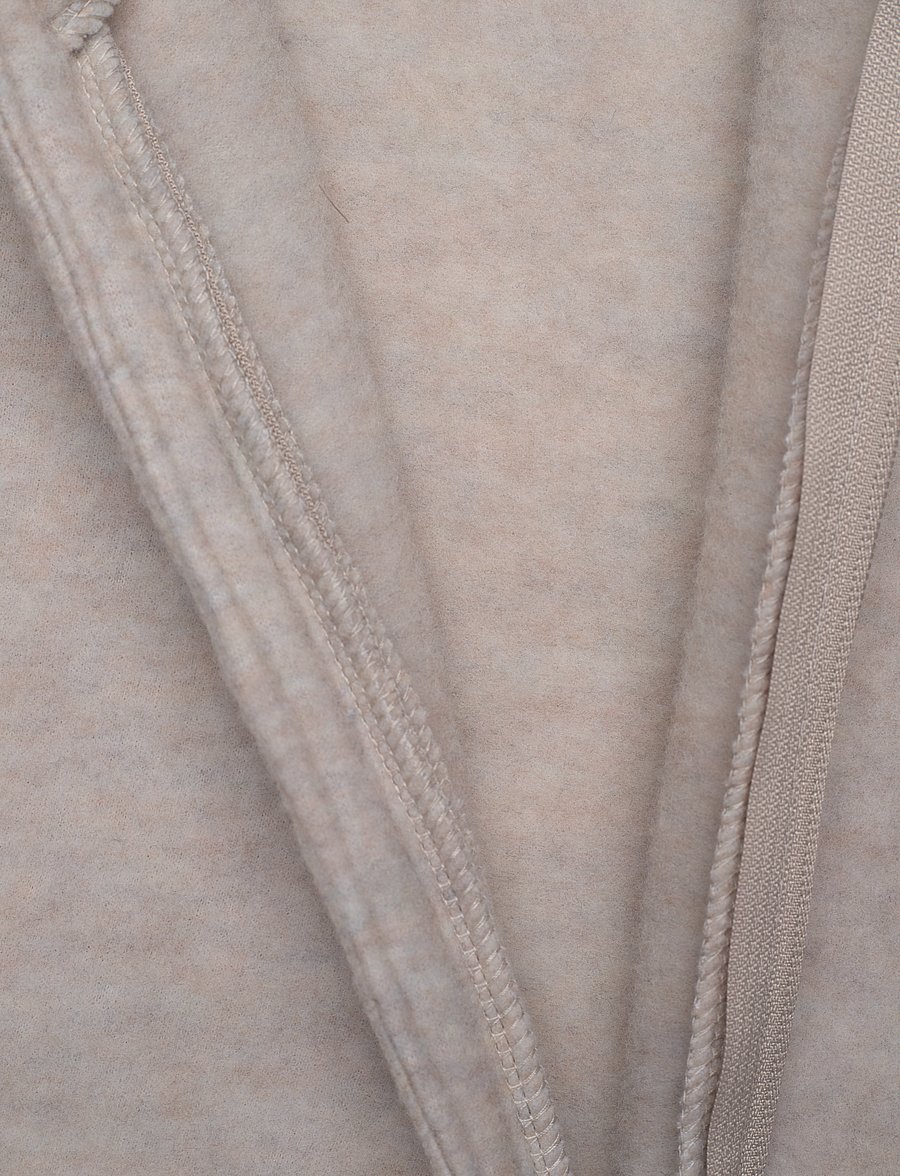 mikk-line - Wool Baby Suit - fliiskombinesoonid - melange offwhite - 3