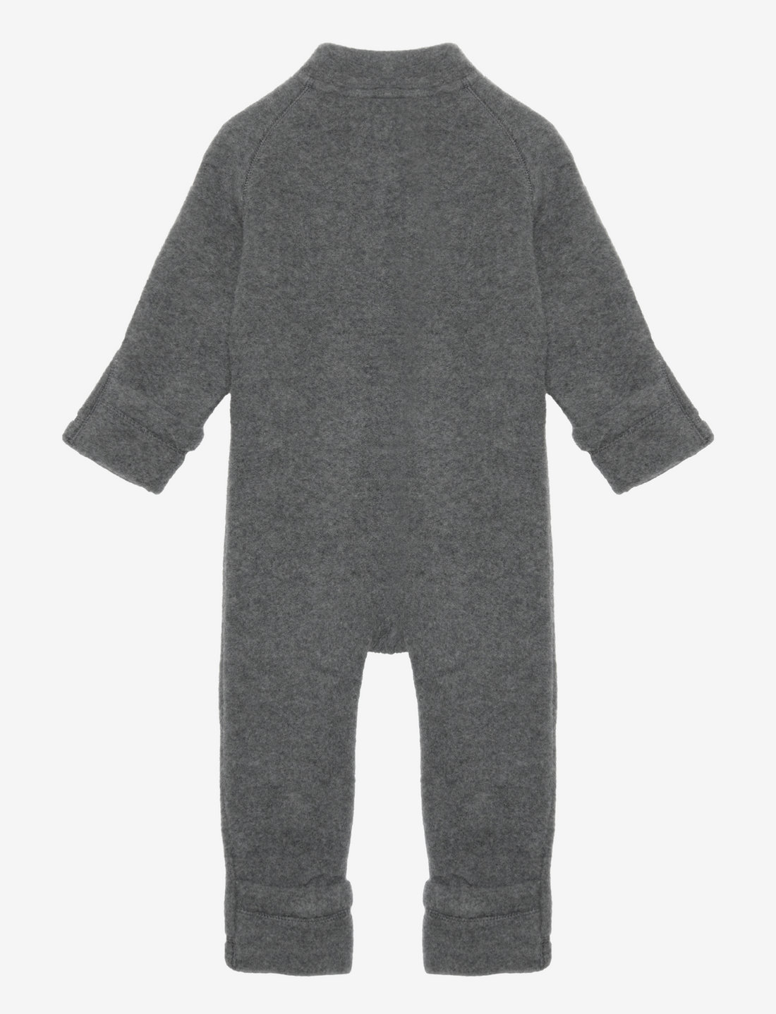 mikk-line - Wool Baby Suit - fliiskombinesoonid - anthracite melange - 2