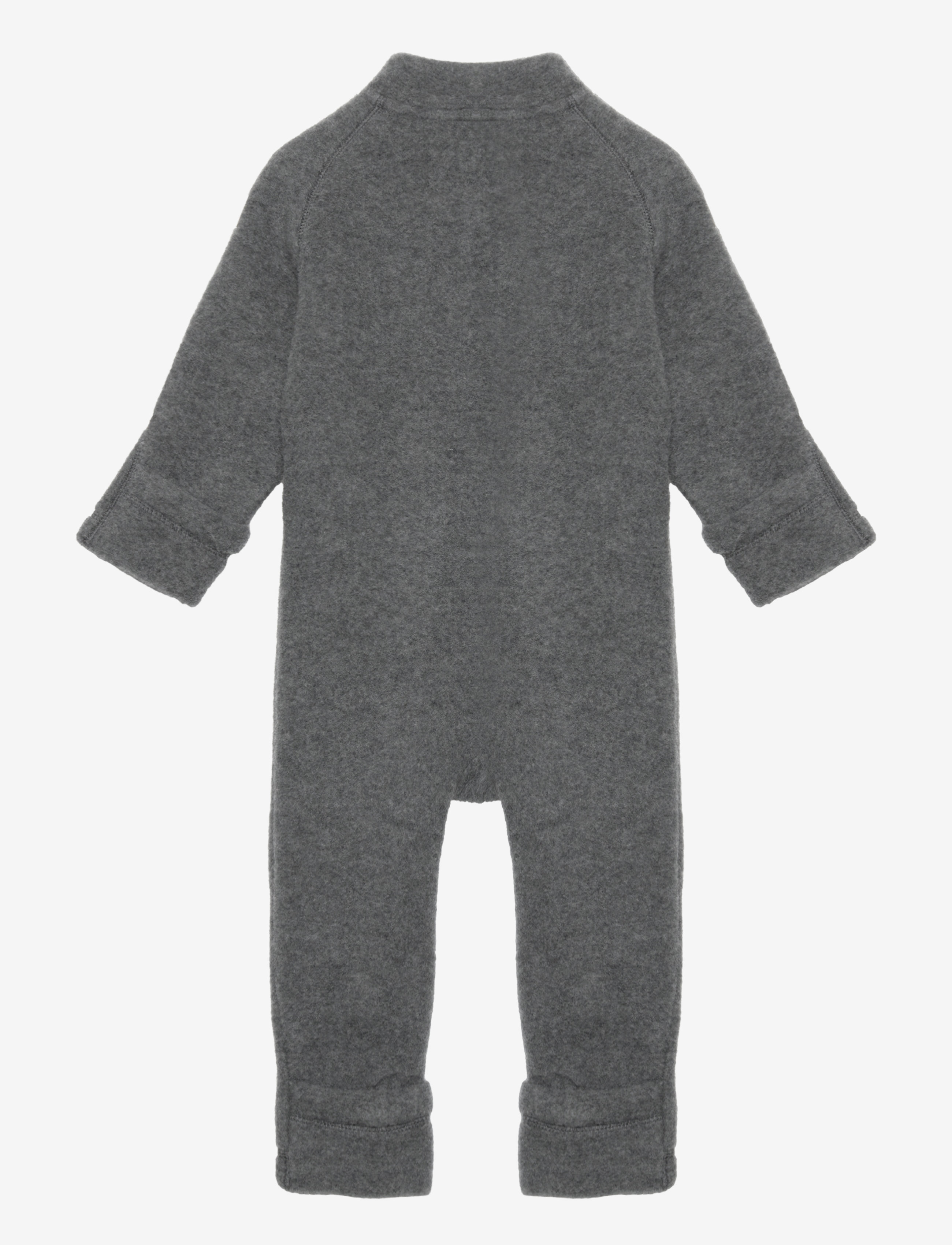 mikk-line - Wool Baby Suit - kombinezony z polaru - anthracite melange - 2
