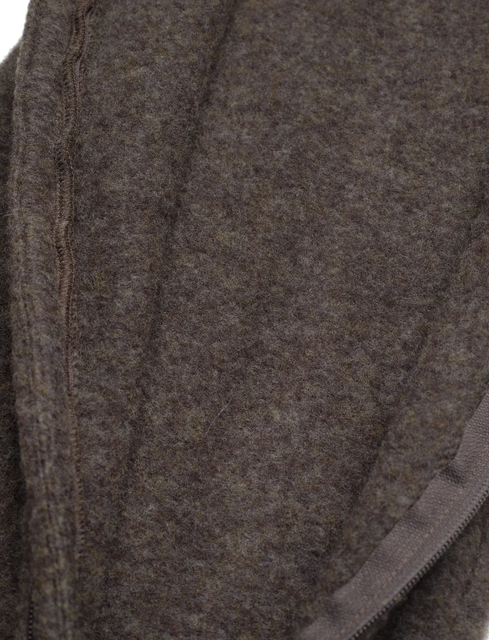 mikk-line - Wool Baby Suit - fleeceoveraller - dark brown melange - 4