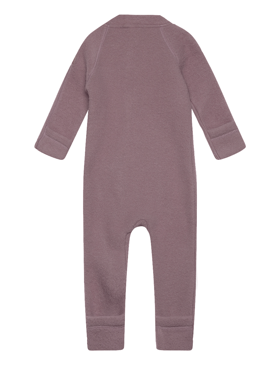 mikk-line - Wool Baby Suit - fliiskombinesoonid - twilight mauve - 1