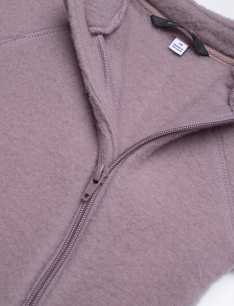mikk-line - Wool Baby Suit - fleecedragter - twilight mauve - 2