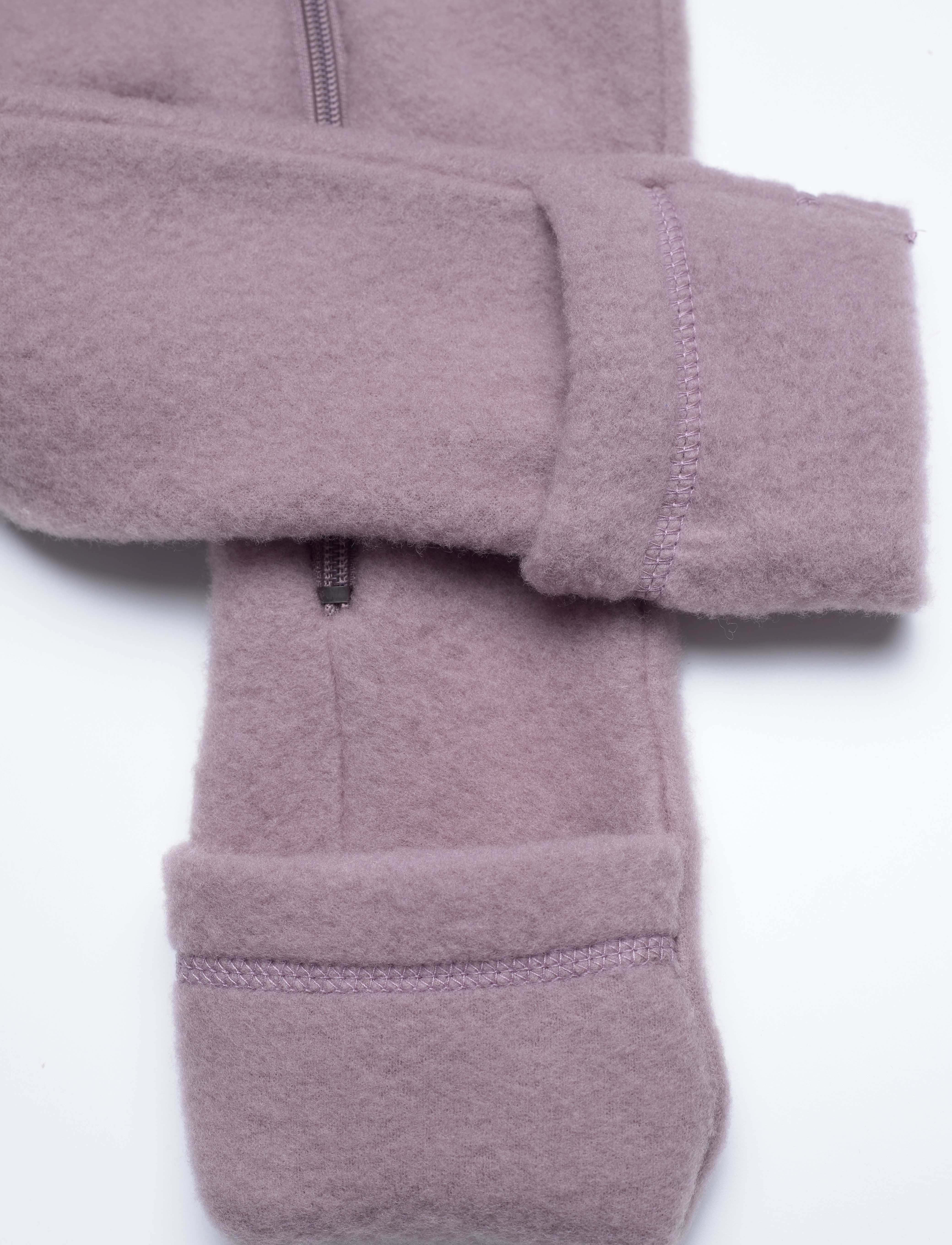 mikk-line - Wool Baby Suit - overtøj - twilight mauve - 4