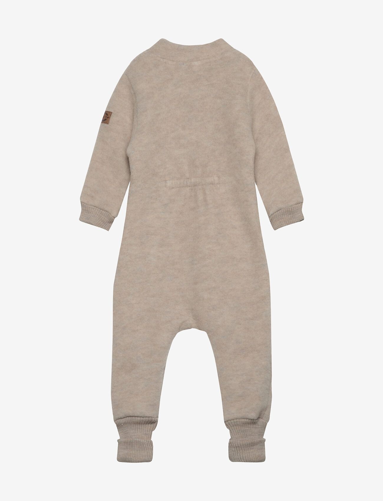 mikk-line - Wool Suit w Rib - fleecedragter - melange offwhite - 1