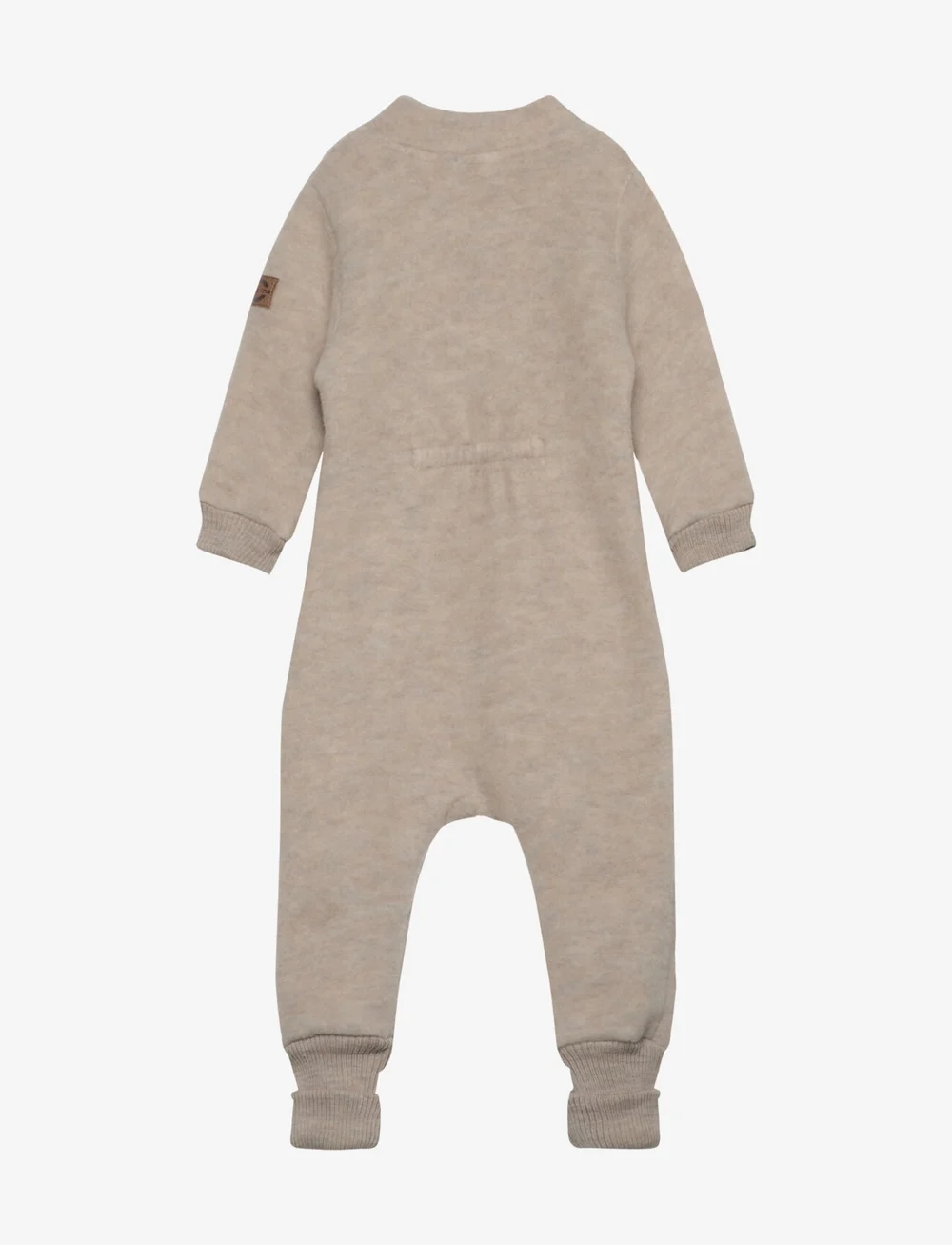 mikk-line - Wool Suit w Rib - fleeceoveraller - melange offwhite - 1