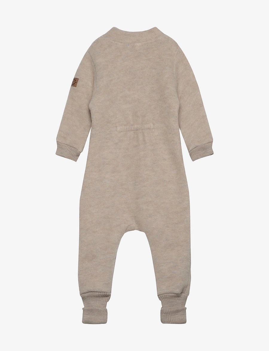 mikk-line - Wool Suit w Rib - fliiskombinesoonid - melange offwhite - 1