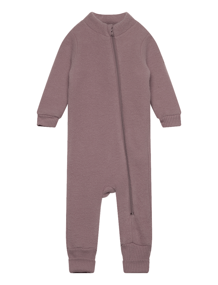 mikk-line - Wool Suit w Rib - fliiskombinesoonid - twilight mauve - 0