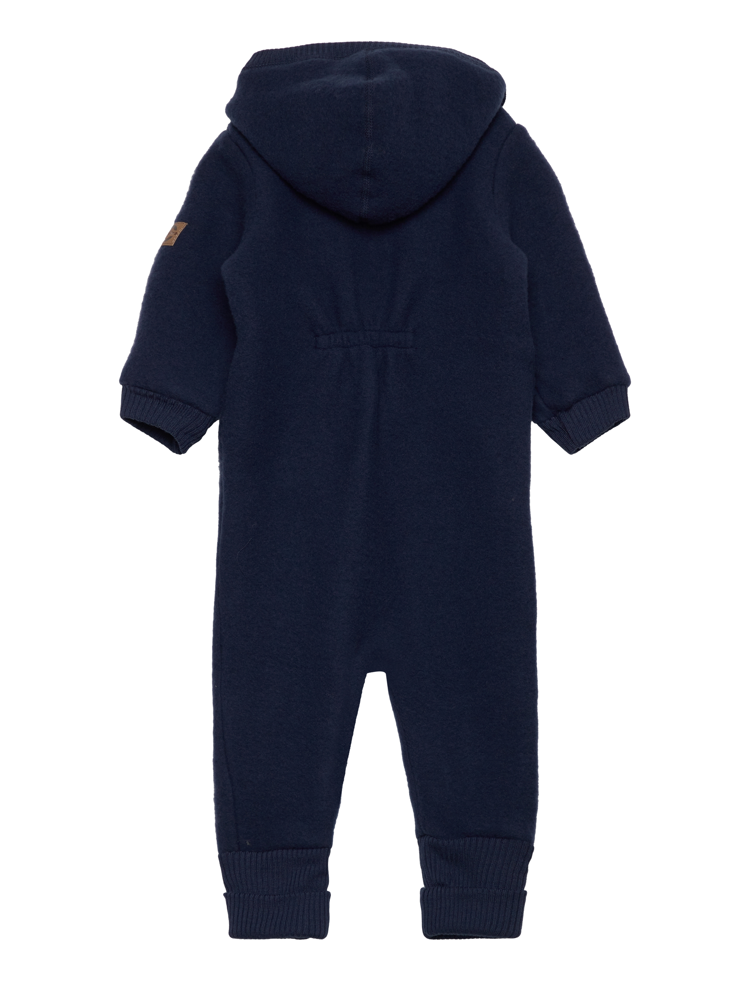 mikk-line - Wool Baby Suit w. Hood - underställ baby - blue nights - 1