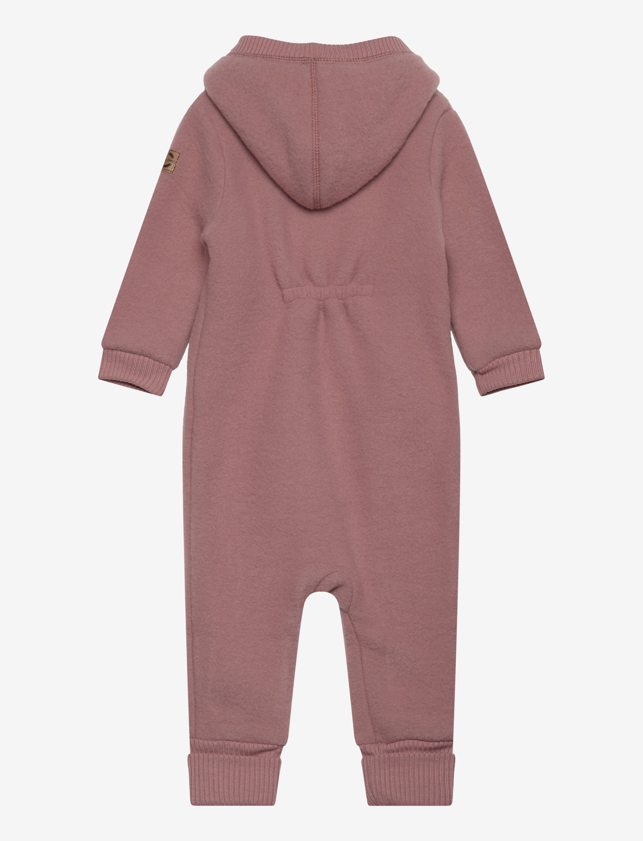 mikk-line - Wool Baby Suit w. Hood - baselayer til baby - burlwood - 1
