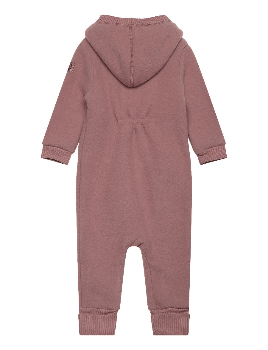 mikk-line - Wool Baby Suit w. Hood - funkionsunterwäsche - baby - burlwood - 1