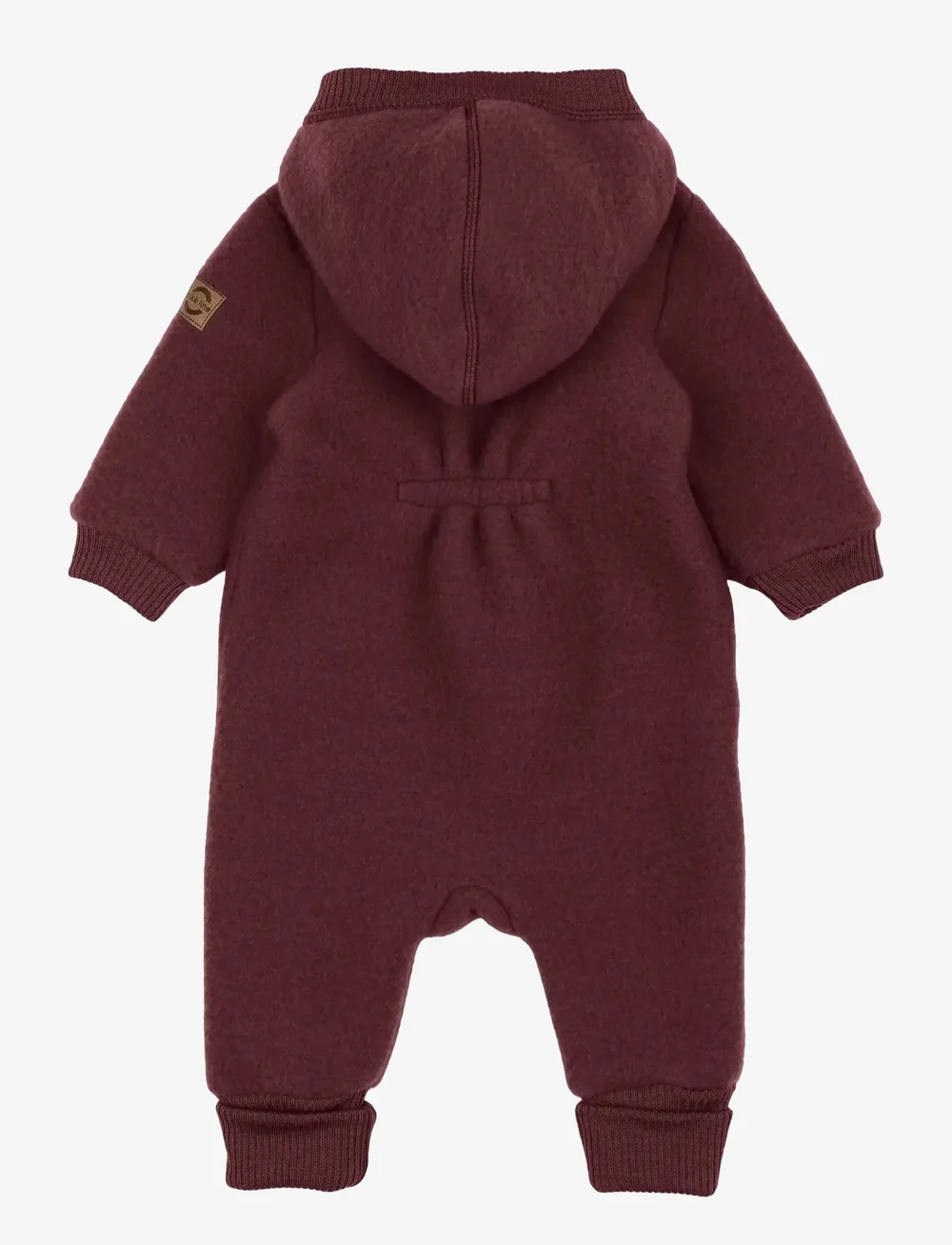 mikk-line - Wool Baby Suit w. Hood - funkionsunterwäsche - baby - rum raisin - 1