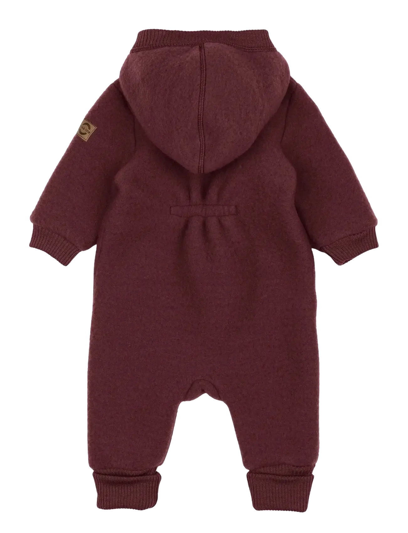 mikk-line - Wool Baby Suit w. Hood - onderkleren - baby - rum raisin - 1