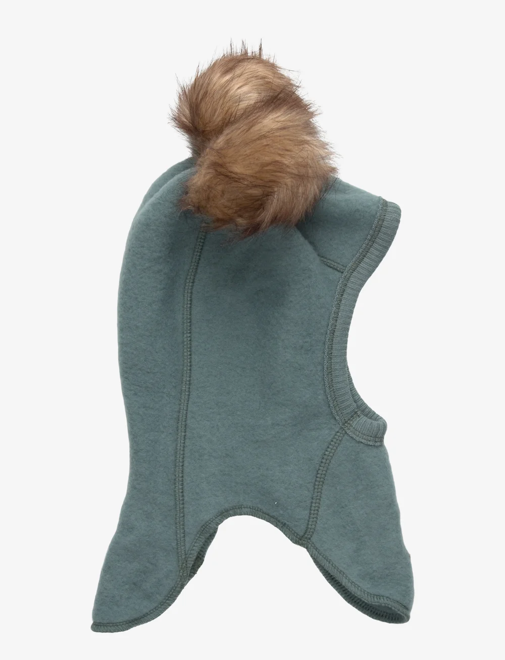 mikk-line - Wool Fullface w. Pom Pom - vinter tilbehør - balsam green - 0