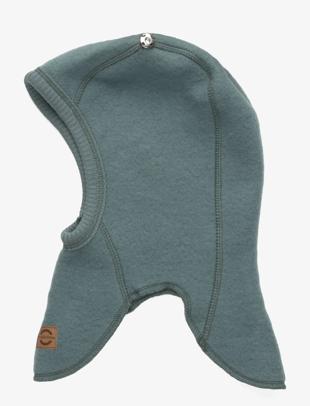 mikk-line - Wool Fullface w. Pom Pom - vinter tilbehør - balsam green - 1