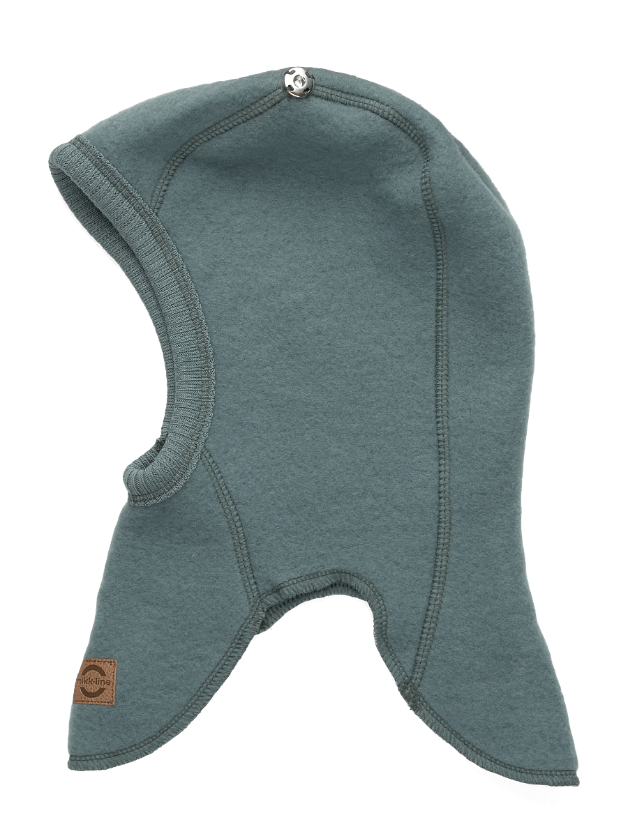 mikk-line - Wool Fullface w. Pom Pom - talvised aksessuaarid - balsam green - 1