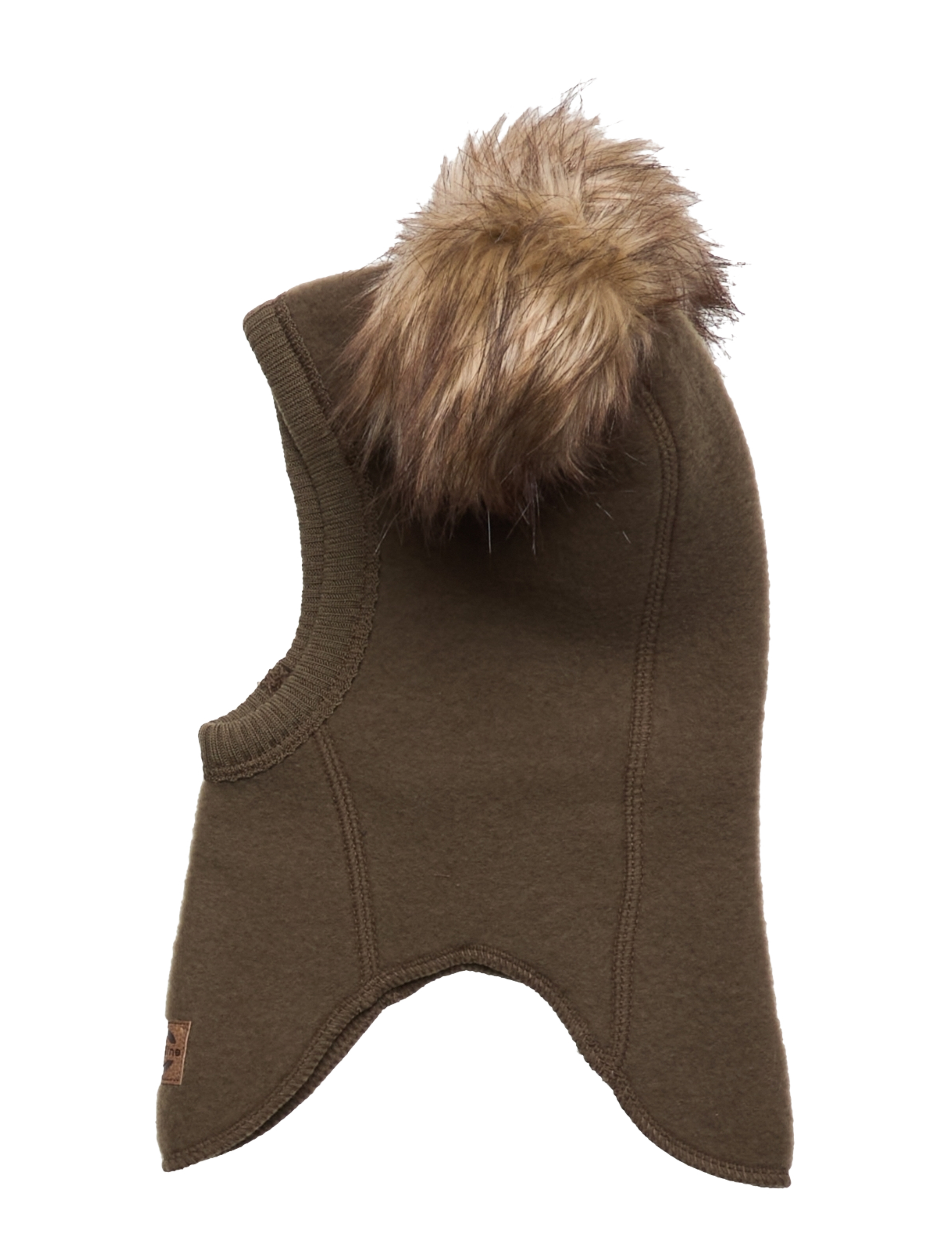 mikk-line - Wool Fullface w. Pom Pom - accessories - beech - 1