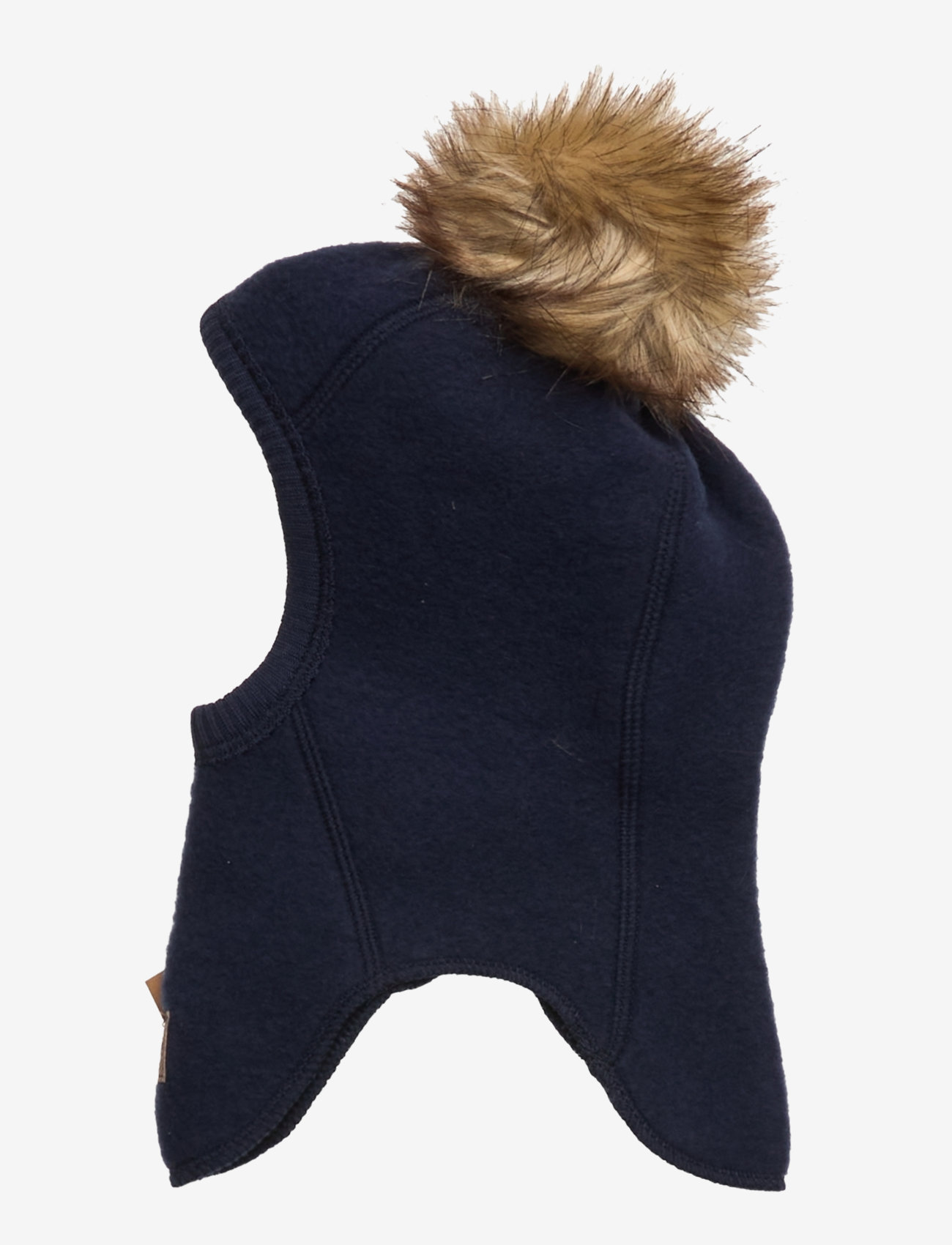 mikk-line - Wool Fullface w. Pom Pom - winteraccessoires - blue nights - 1