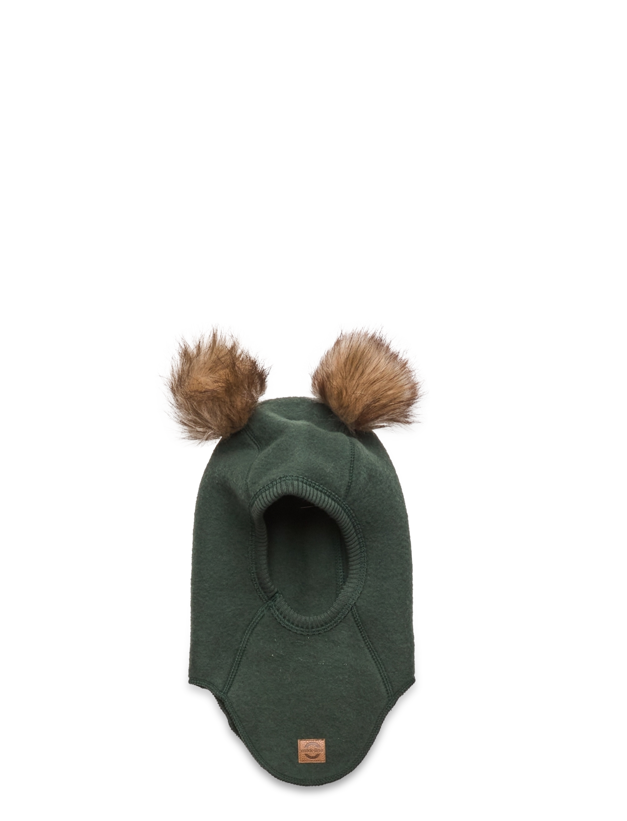 mikk-line Wool Fullface w. Pom Pom - Asusteet - DUFFEL BAG / green