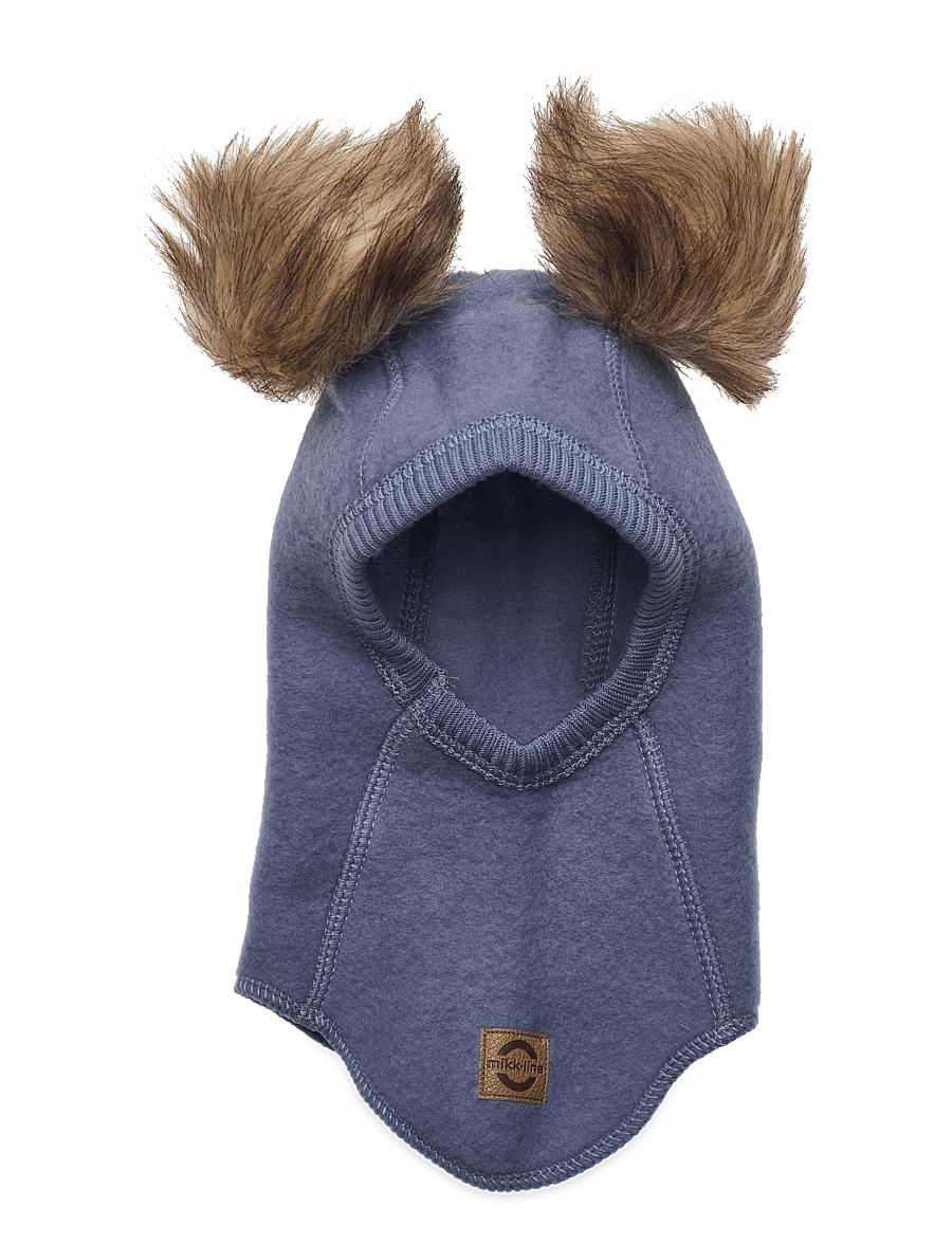mikk-line - Wool Fullface w. Pom Pom - talveaksessuaarid - flint stone - 0