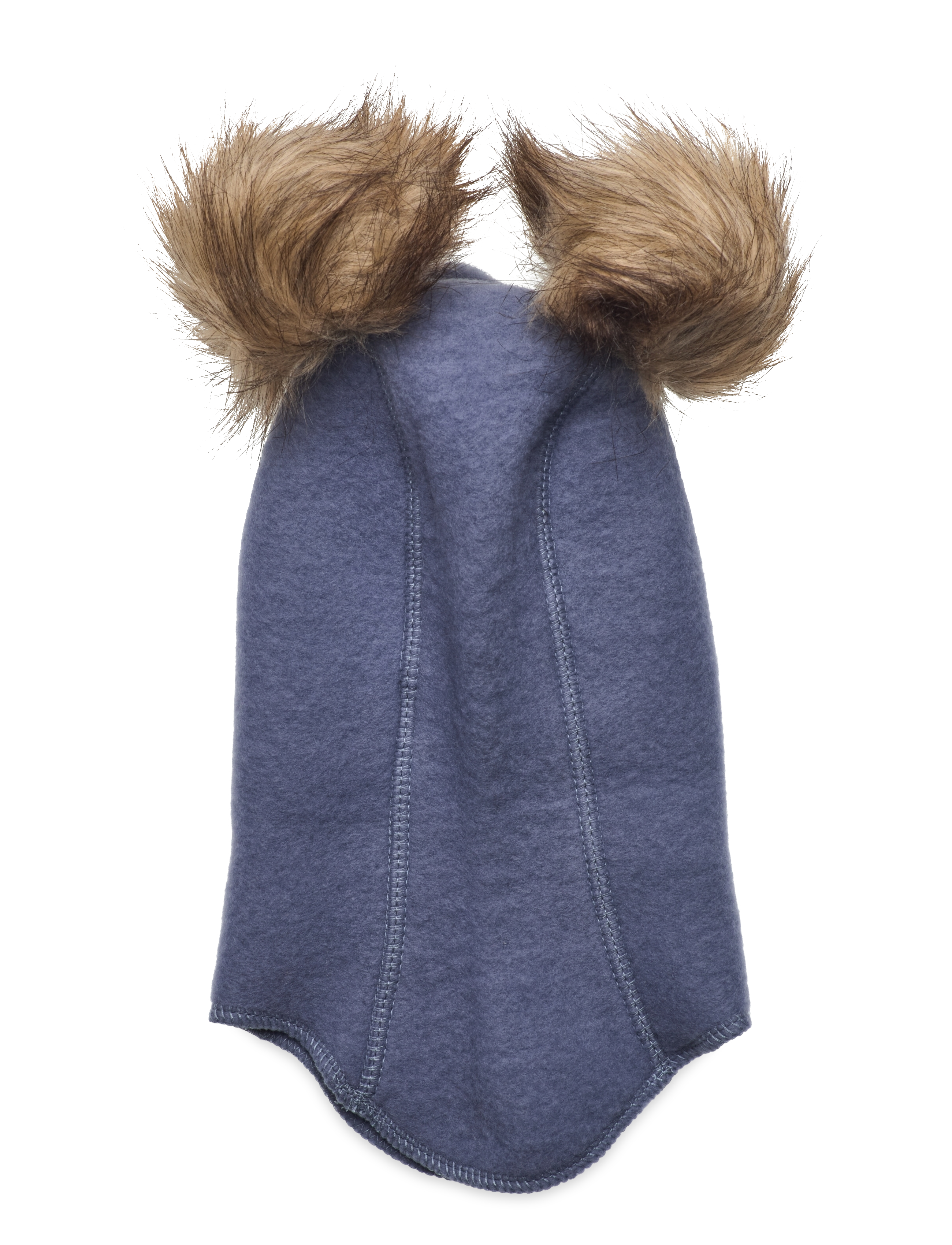 mikk-line - Wool Fullface w. Pom Pom - accessories - flint stone - 1