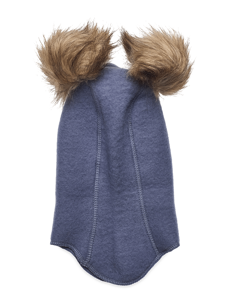 mikk-line - Wool Fullface w. Pom Pom - talveaksessuaarid - flint stone - 1