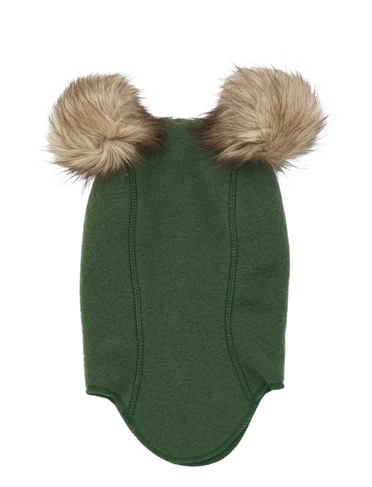 mikk-line - Wool Fullface w. Pom Pom - winteraccessoires - kombu green - 1