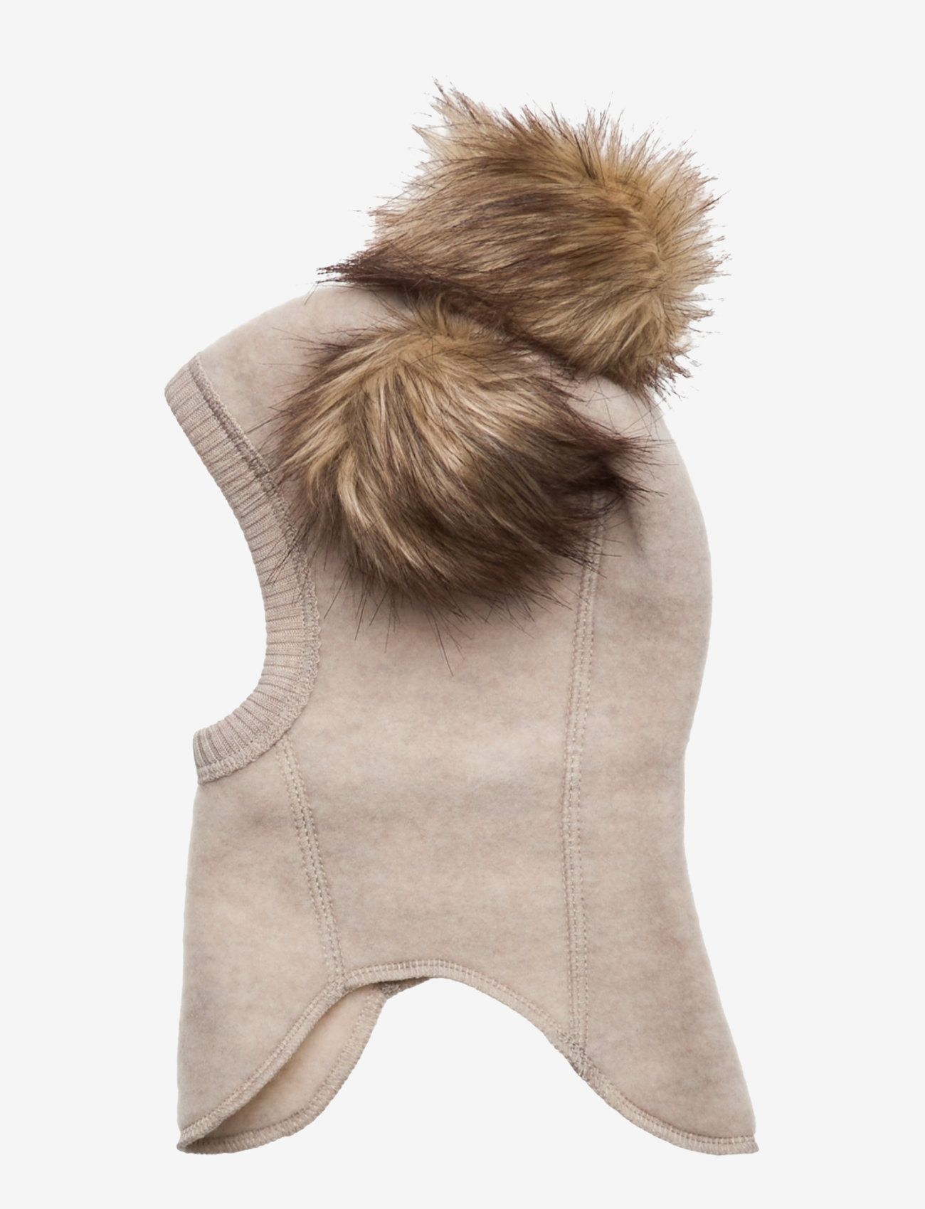mikk-line - Wool Fullface w. Pom Pom - talviasusteet - melange offwhite - 1