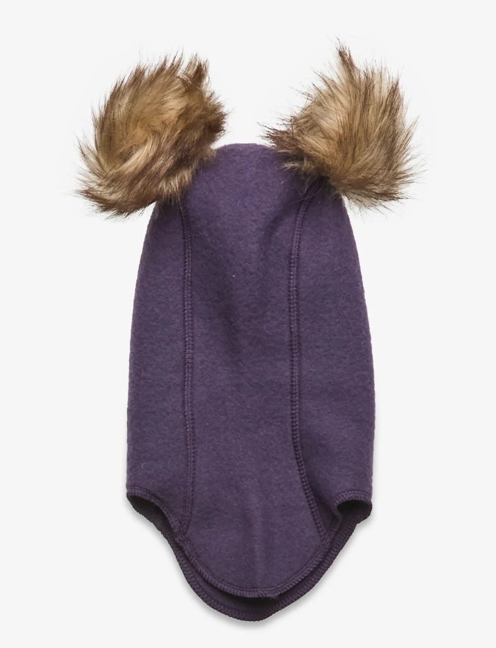 mikk-line - Wool Fullface w. Pom Pom - vinteraccessoarer - nightshade - 2